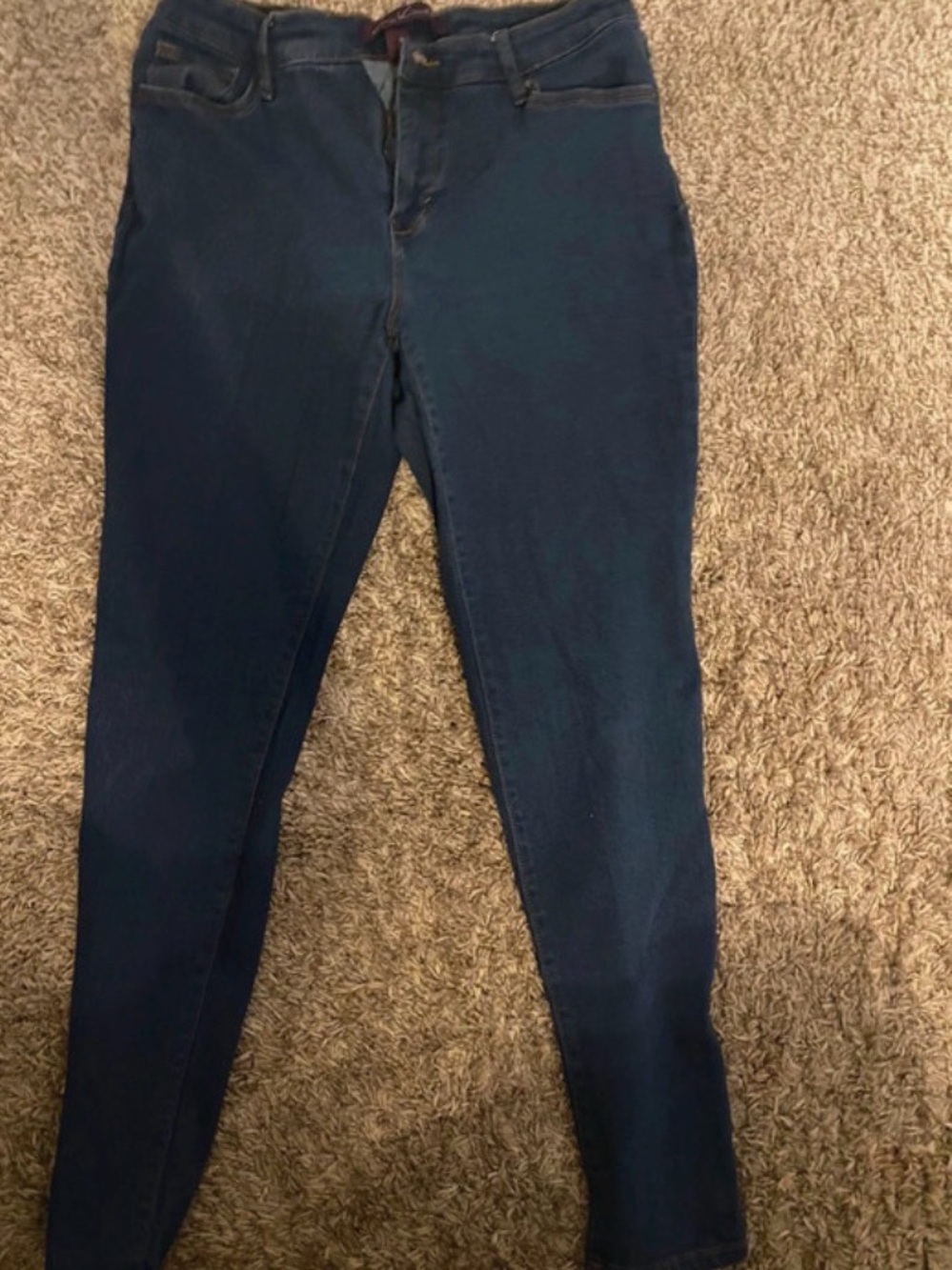 Gloria Vanderbilt Navy Skinny High-Rise Jeans
